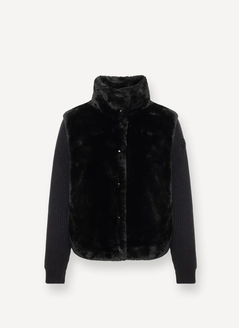 Colmar 20000001E Giacca Ibrida Ecopelliccia Black