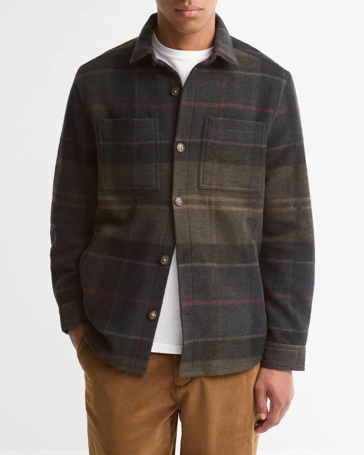 Barbour Woodlane MOS0511 Camicia Uomo Shadow Tartan