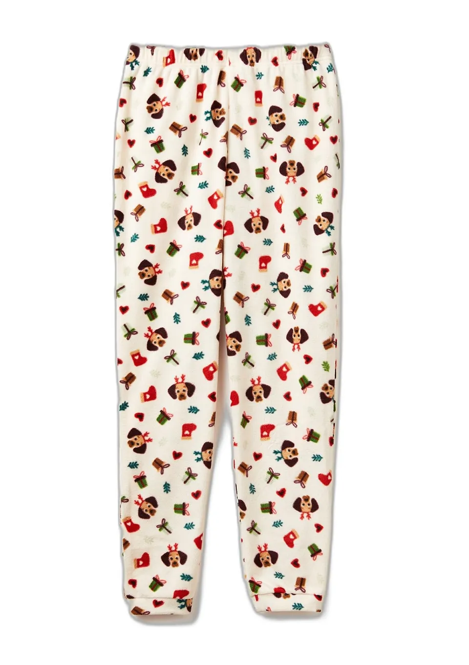 Benetton Pantaloni Donna XXS Pile Fantasia Cavigliera