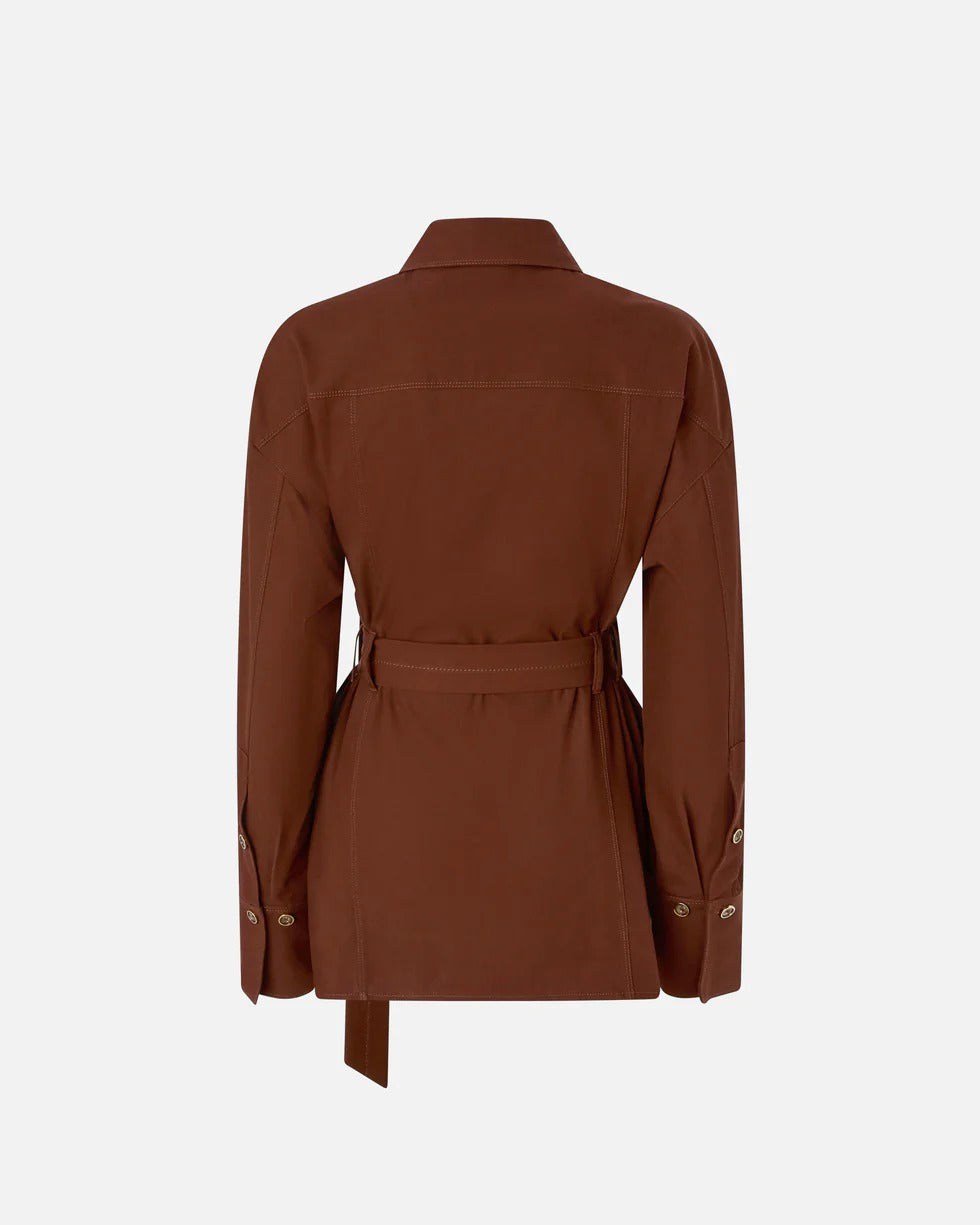 Pinko Cheryl 106153 A2ER giacca camicia Marrone