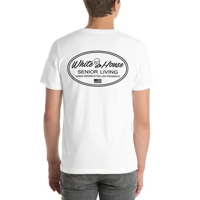 Pure Trash White House Senior Living t-shirt uomo