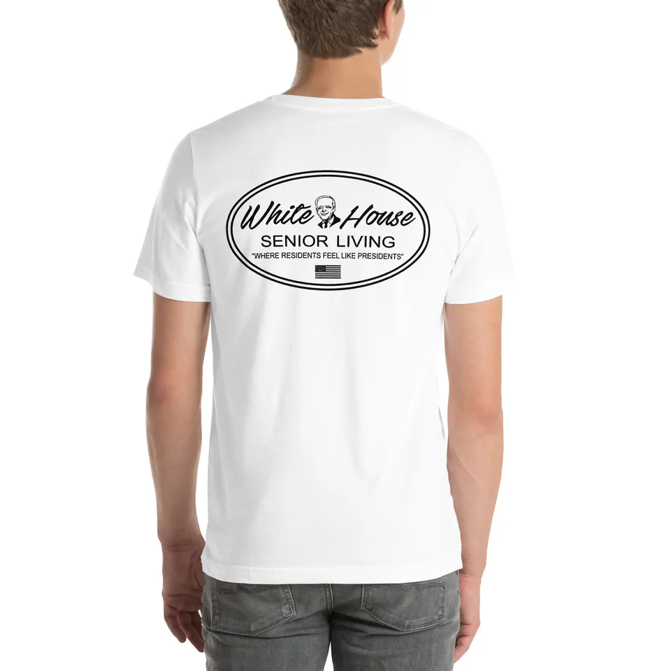 Pure Trash White House Senior Living t-shirt uomo