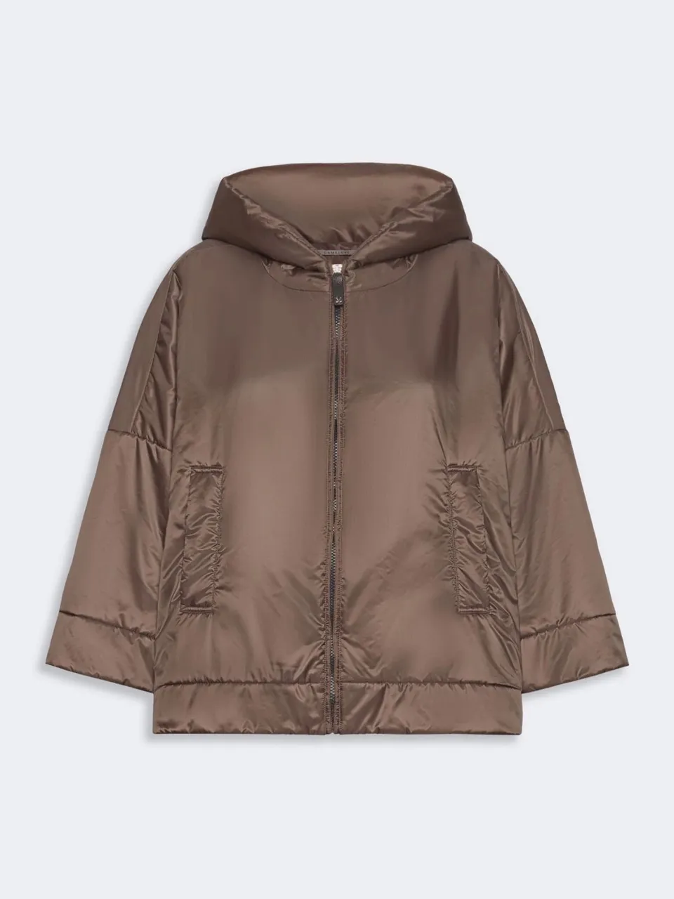 Max Mara The Cube MTCFIORE096 piumino marrone gold over