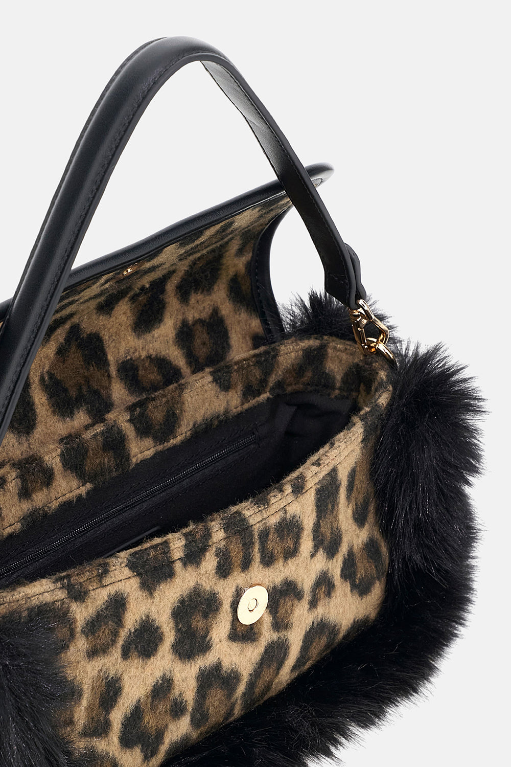 Rue Madam Megeve 1628 Borsa Leopard Animalier