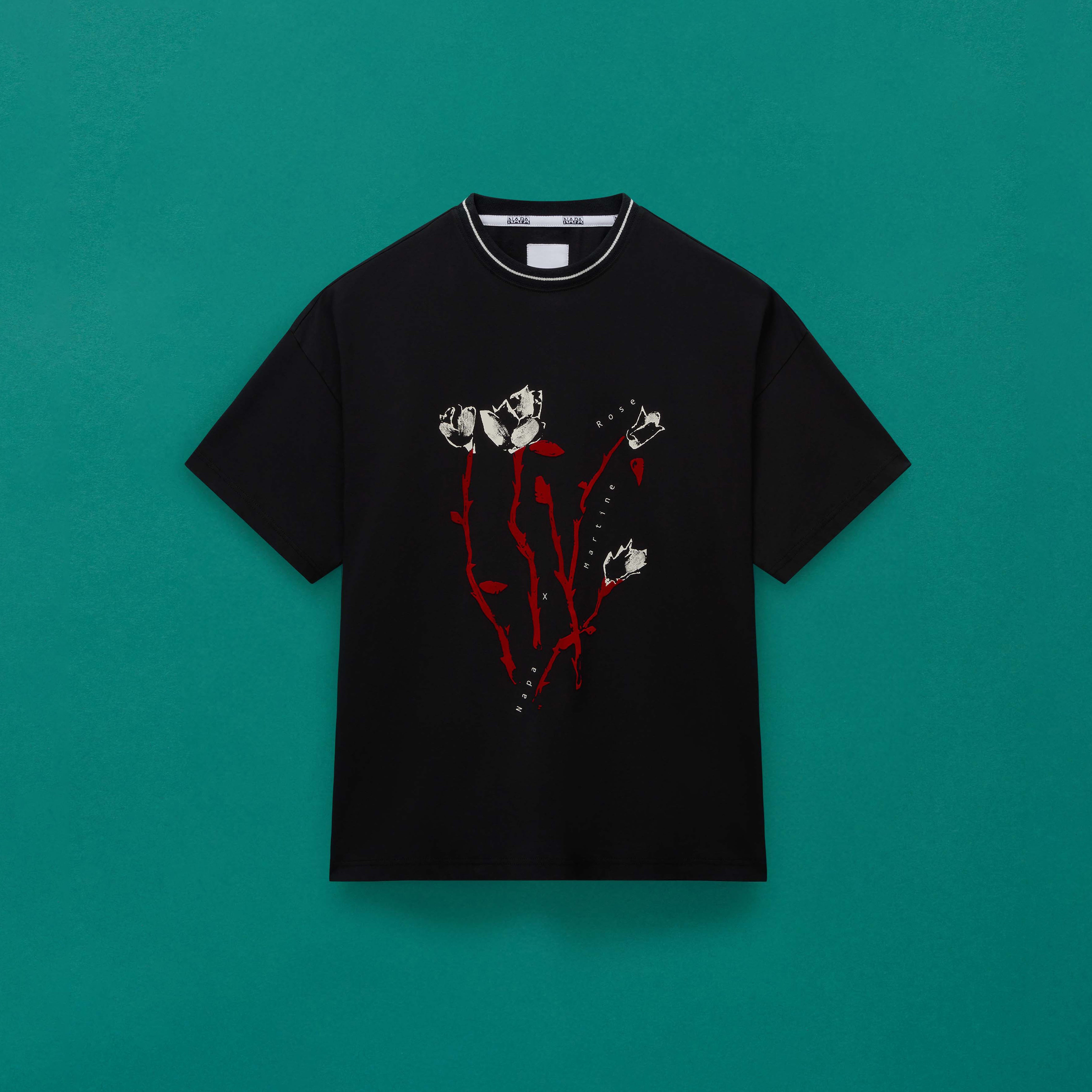 Martine Rose Osorno S/S T-Shirt maglietta nera cotone