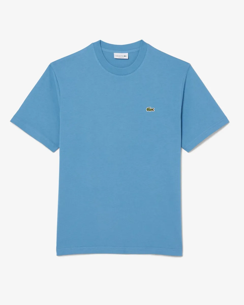 Lacoste TH7318 t-shirt uomo bleu cotone coccodrillo