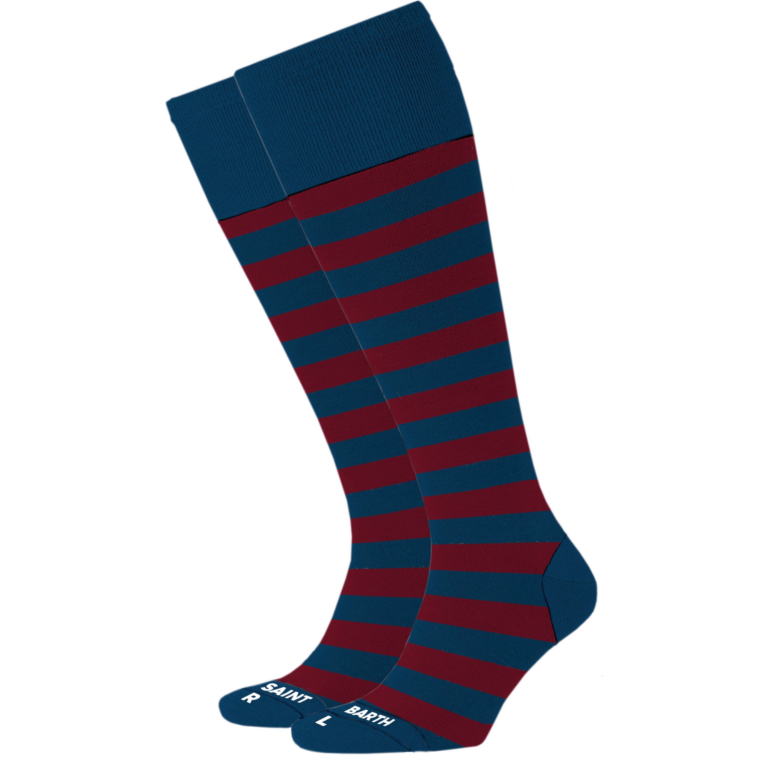 MC2 Saint Barth Sox N calzini uomo bordeaux navy
