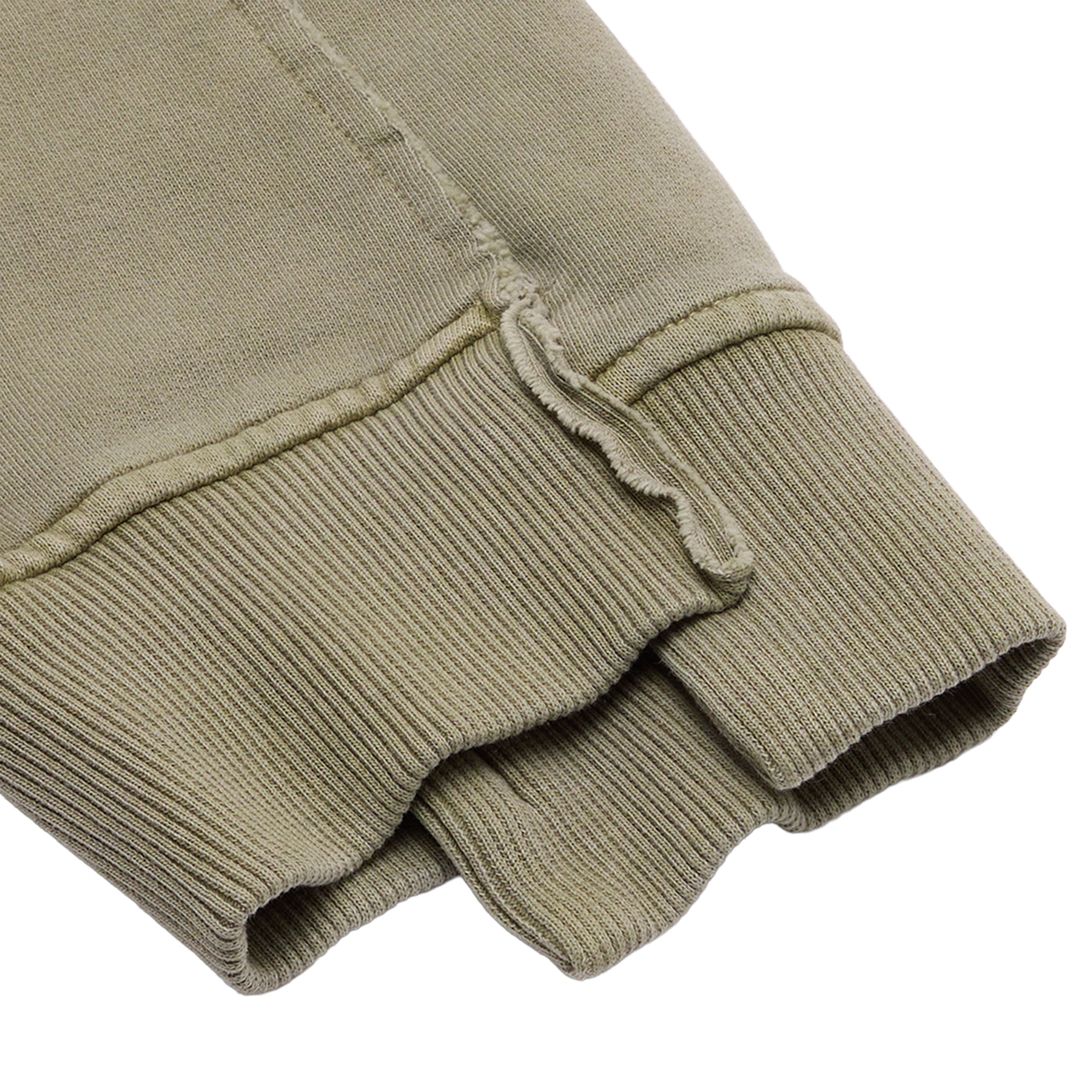Martine Rose Zip Up Crew felpa salvia cotone