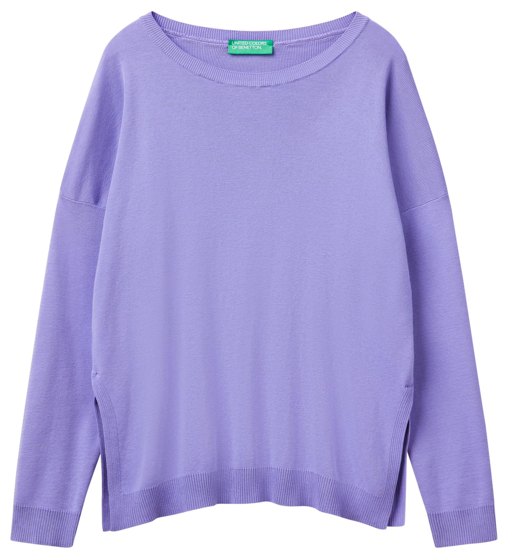 Benetton Maglieria maglia donna barca over in costina