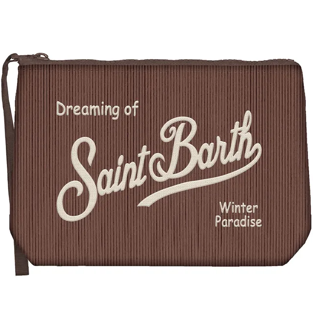 MC2 Saint Barth Aline Corduroy S pochette 00128M marrone