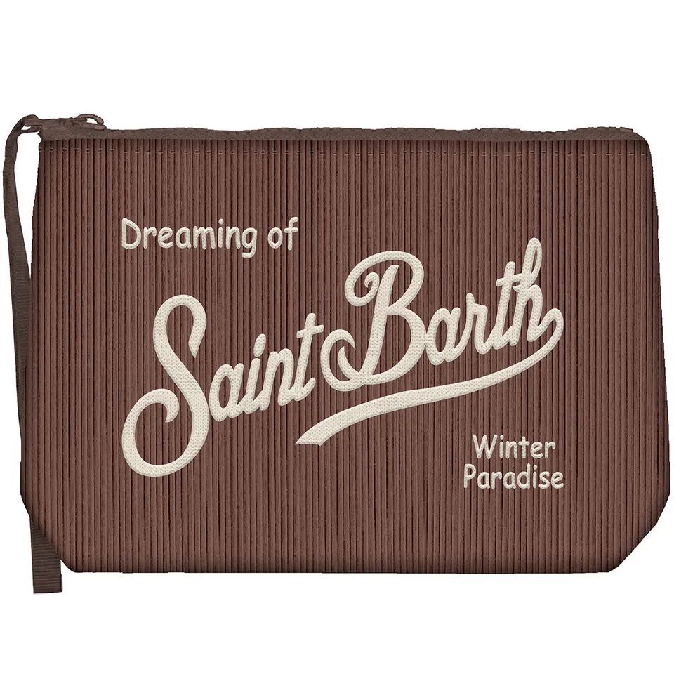MC2 Saint Barth Aline Corduroy S pochette 00128M marrone