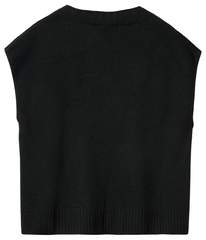 Benetton Gilet Scollo a V Donna Uomo Morbido in Maglia