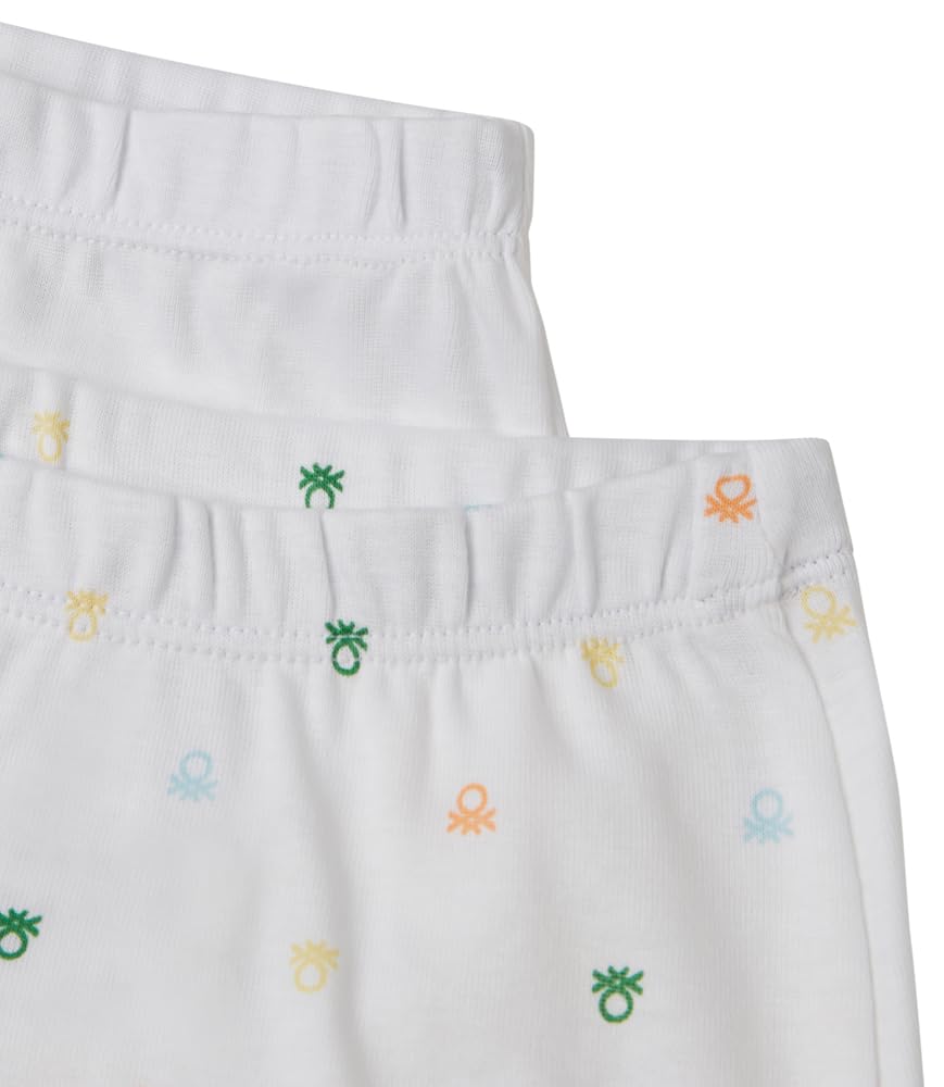 Benetton 3pwb0f009 set 2 ghette bimbo 56 cotone