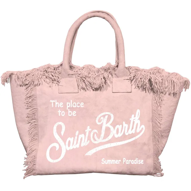 MC2 Saint Barth Vanity 09197L Borsa Powder Pink Canvas