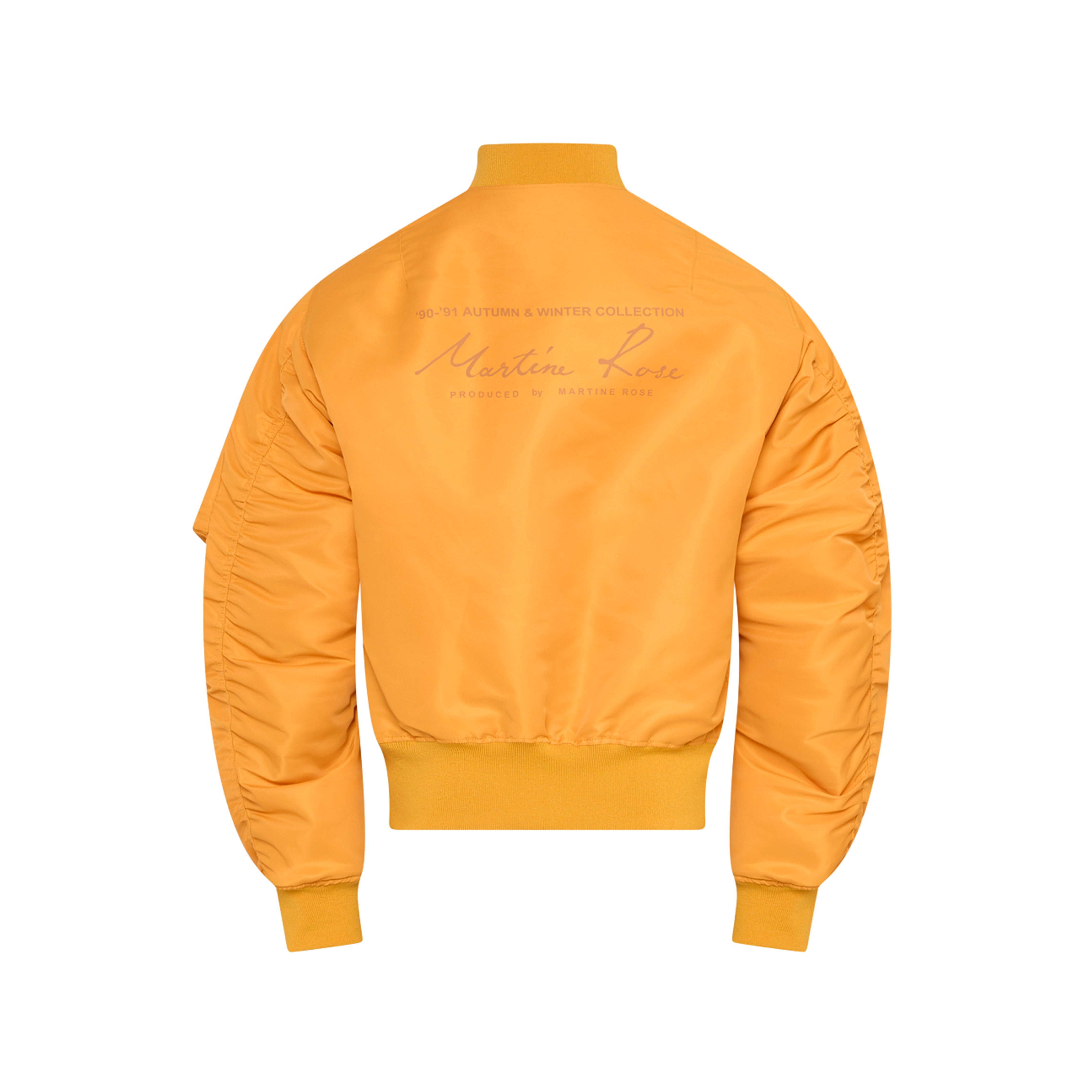 Martine Rose Classic Bomber bomber arancione imbottito
