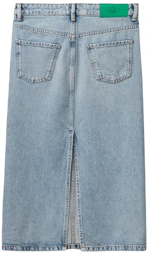 Benetton Gonne 46JTD0036 Longuette Denim 902 36