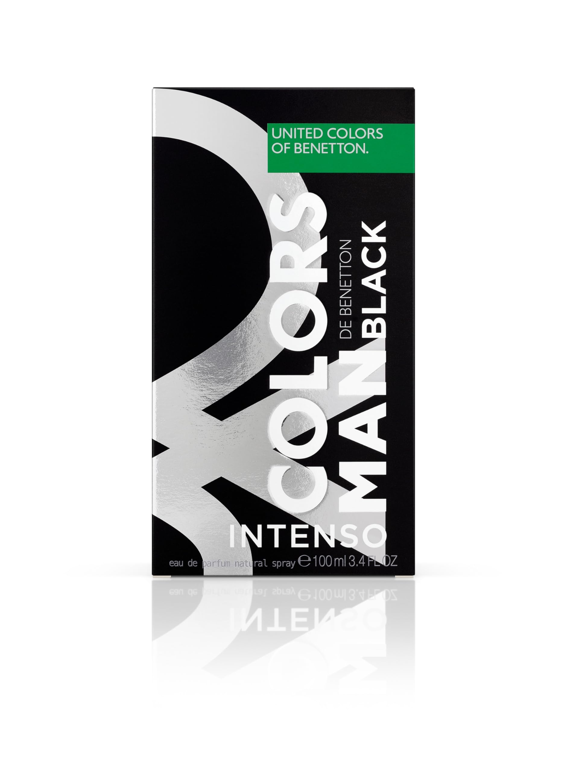 Benetton Colors Black Intenso profumo uomo 100 ml legnoso