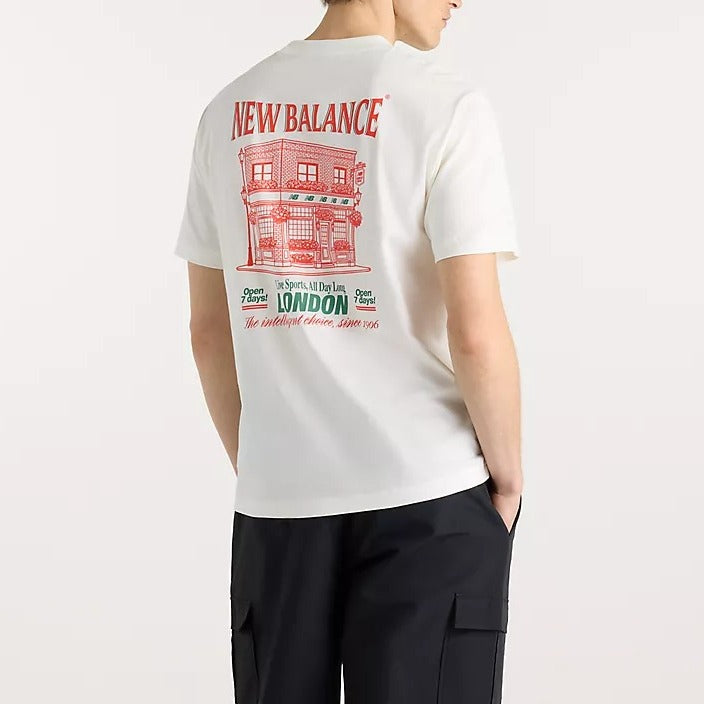 New Balance Grab A Bite MT62B9L t-shirt uomo sea salt cotone