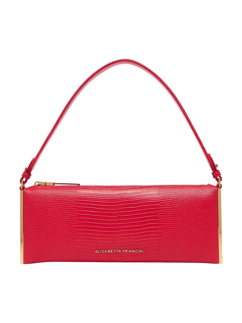 Elisabetta Franchi BS15A66E2 borsa red passion lucertola