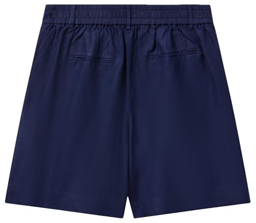 Benetton Bermuda Lino Pences Vita Elastica
