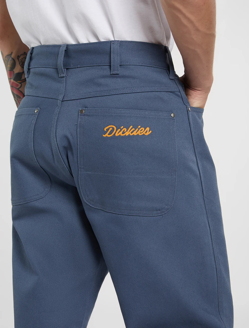 Dickies Wellsville DK0A88K4 pantalone uomo indigo retrò