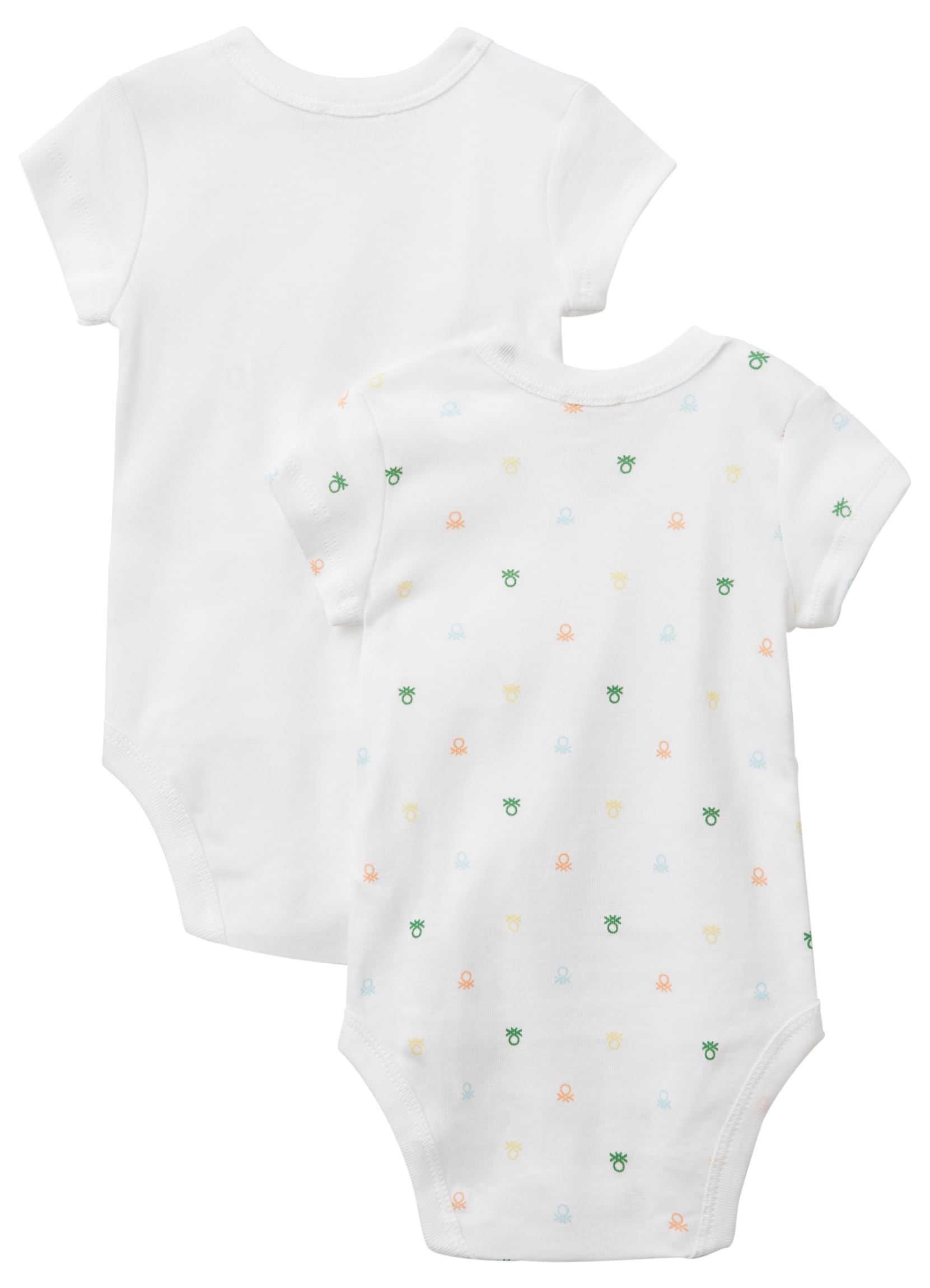 Benetton Intimo e Pigiami Set 2 Body cotone organico manica corta