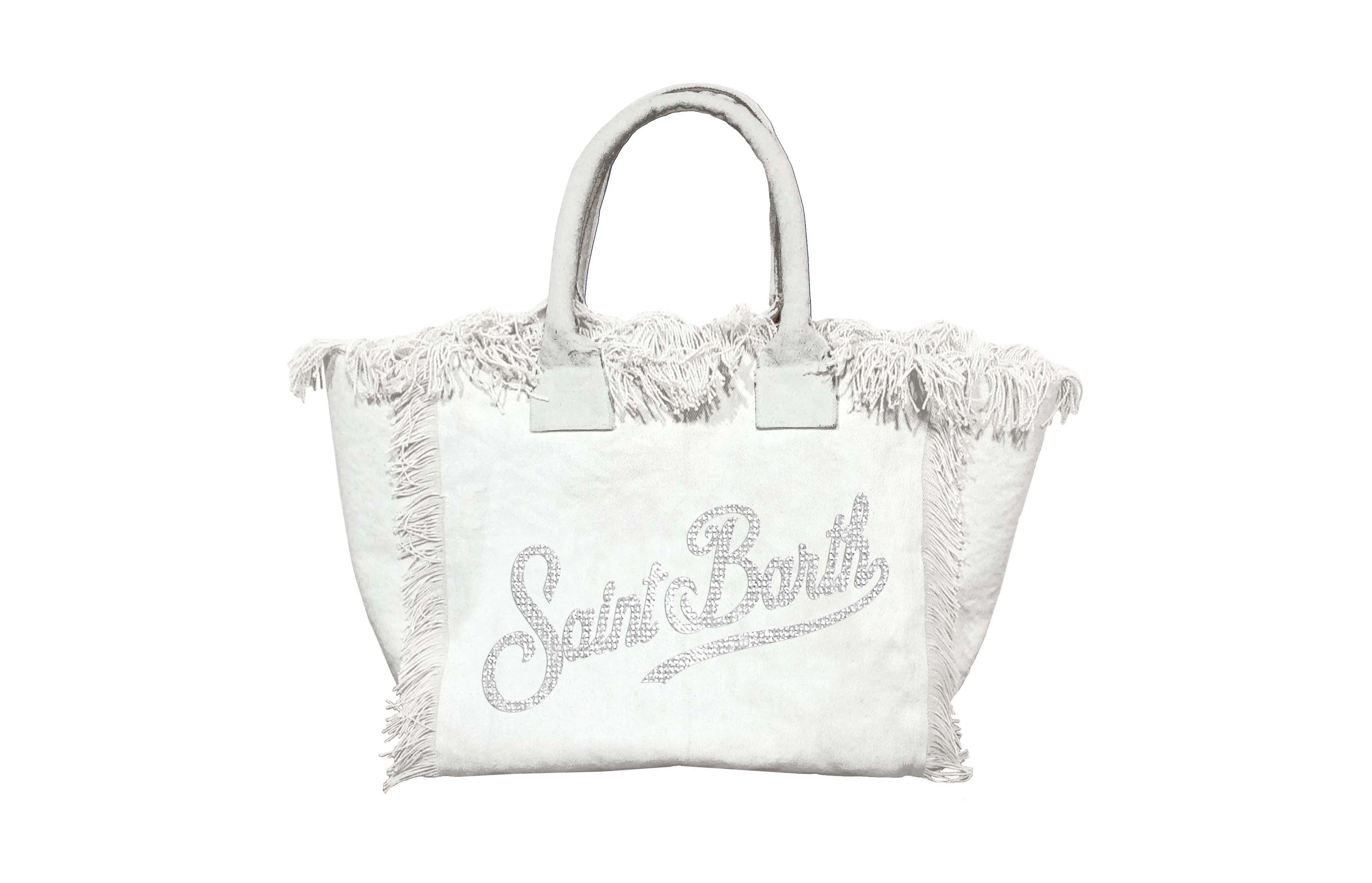 MC2 Saint Barth Colette 02571L borsa bianco strass