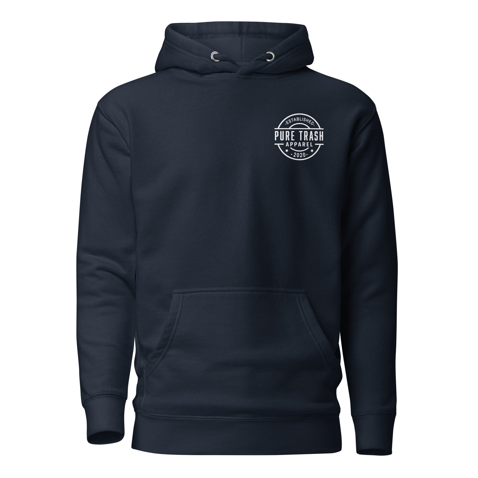Pure Trash Established felpa unisex cappuccio