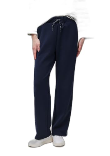 Benetton 35B1DF01H pantaloni donna beige gamba dritta