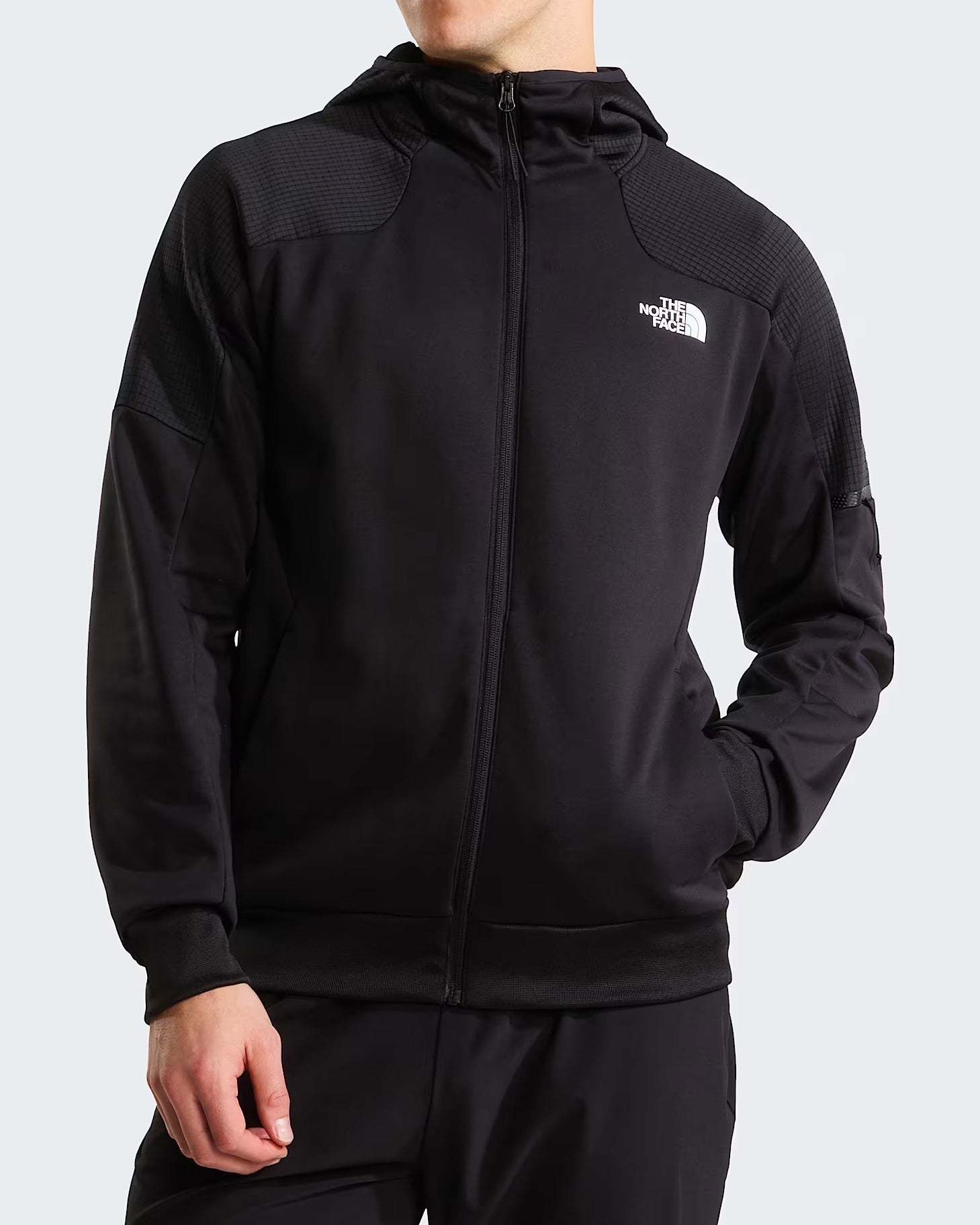 The North Face Mountain Athletics felpa uomo nero full zip