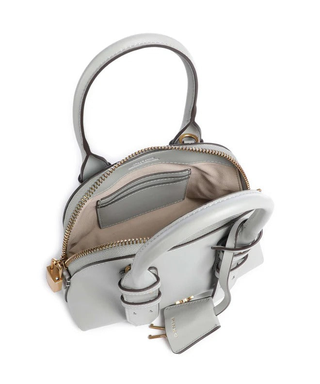 Pinko Escape Mini 105333 Borsa Bowling Grigio Perla
