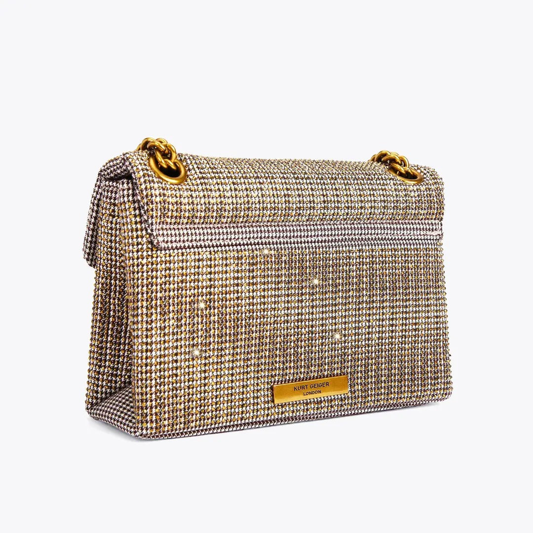 Kurt Geiger 3036240609 Mini Kensington Borsa Beige Catena