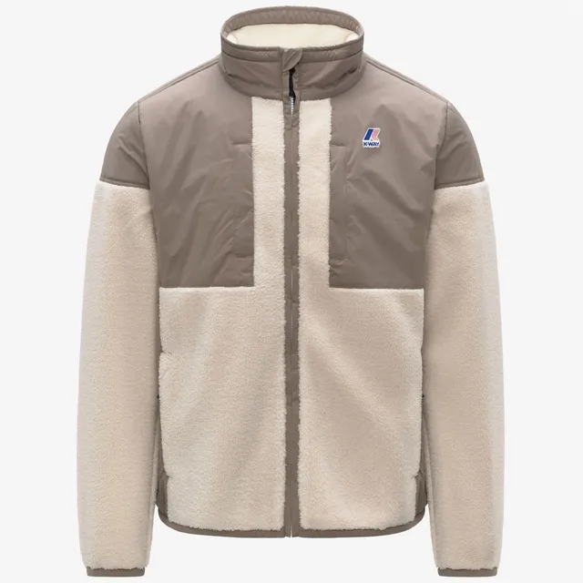 K-Way Sixtie 4.0 Orsetto K6133HW giacca beige sherpa