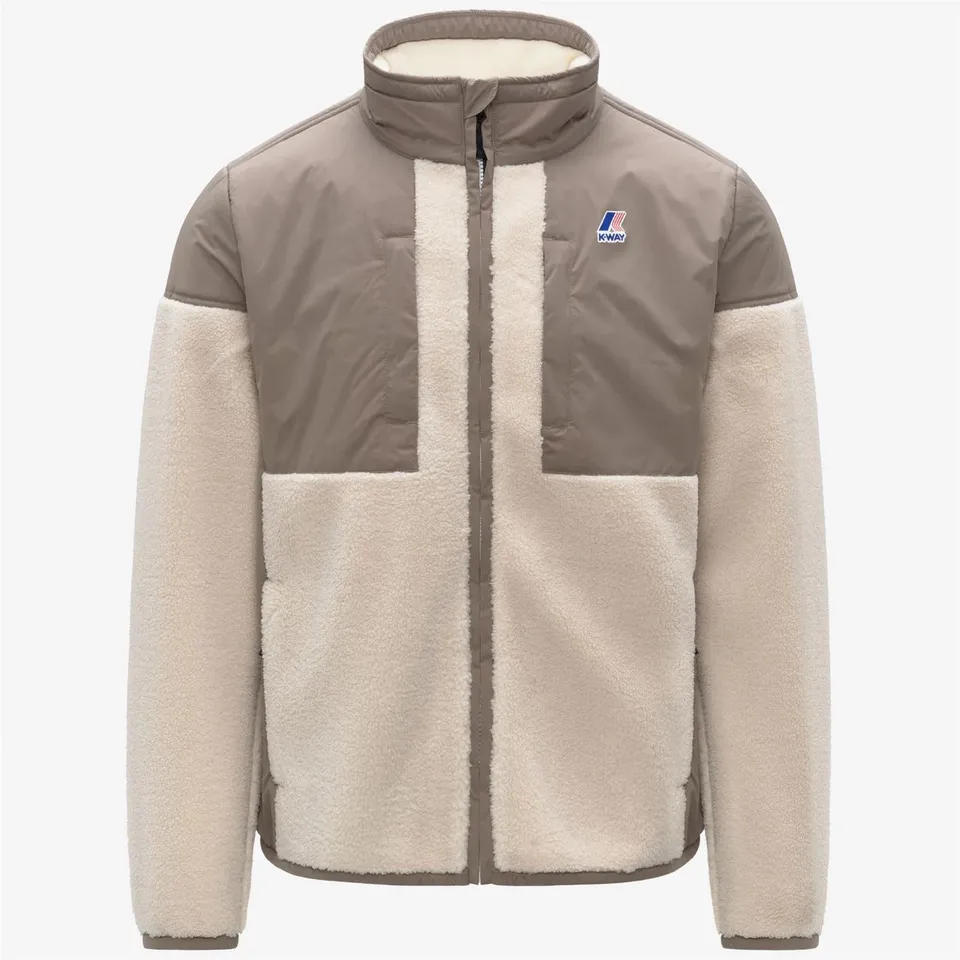 K-Way Sixtie 4.0 Orsetto K6133HW giacca beige sherpa