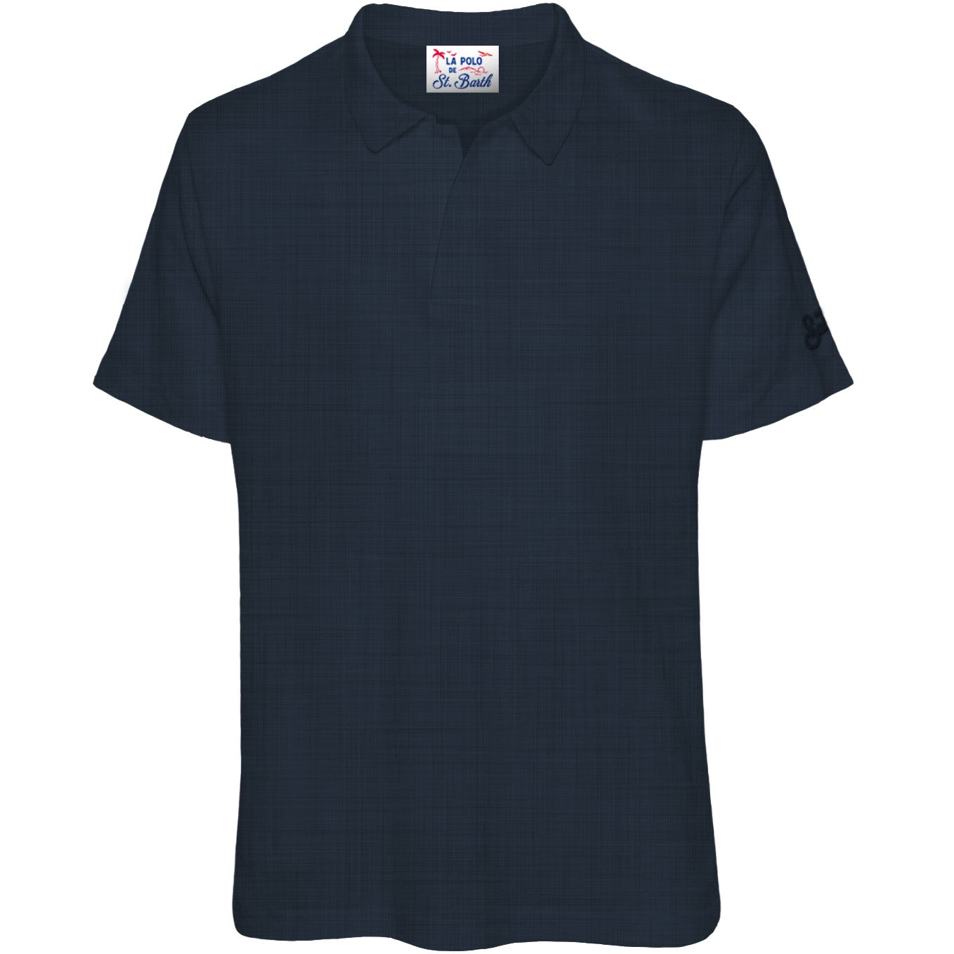 MC2 Saint Barth Fraser polo uomo navy lino