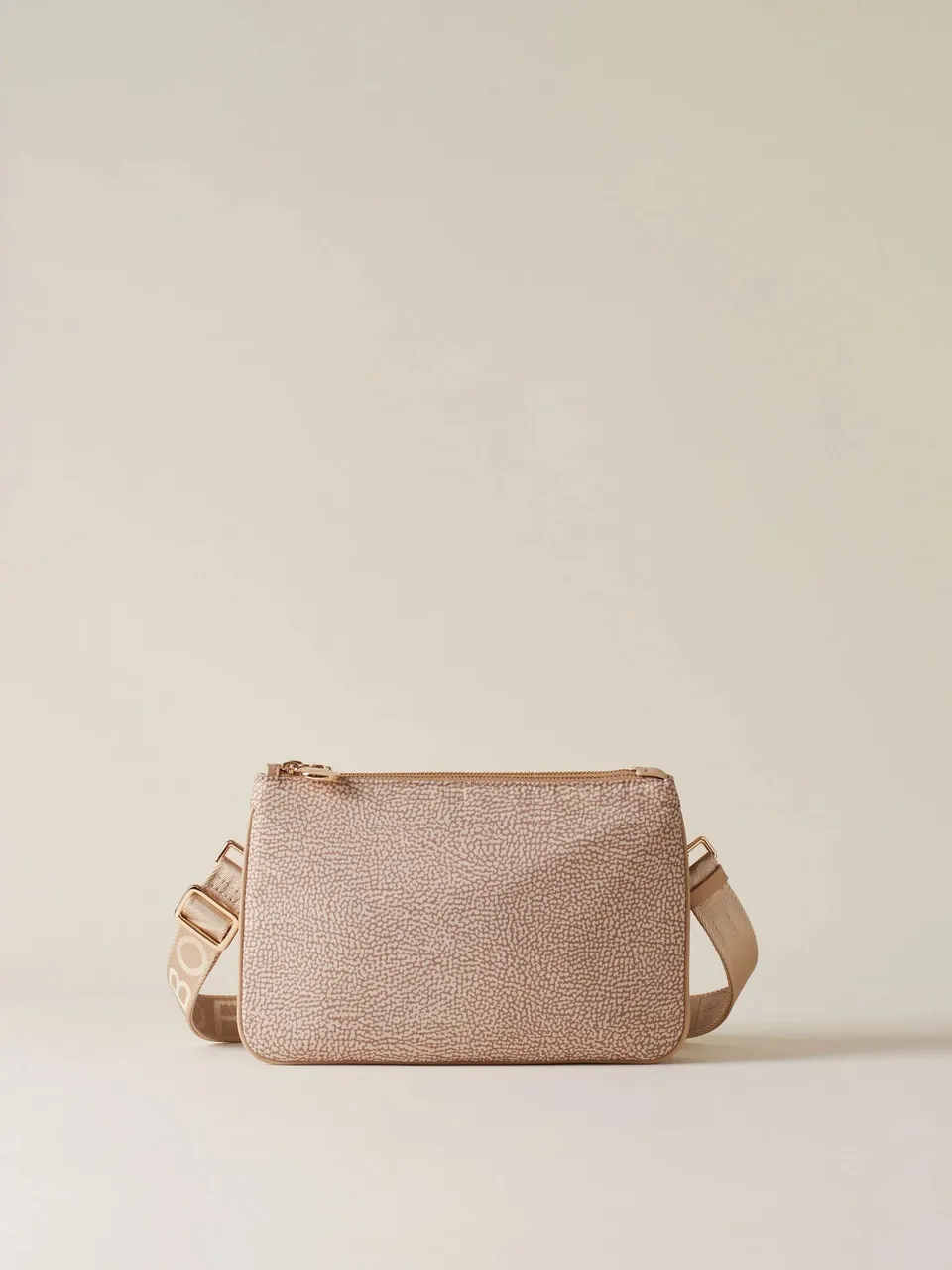 Borbonese Luna Small 934119 I15 Borsa Sabbia Tracolla