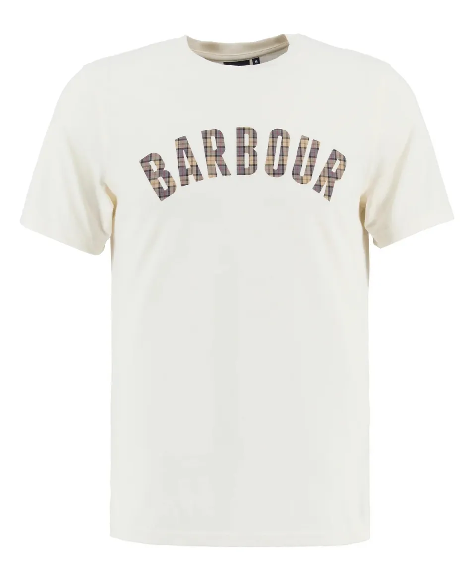 Barbour Berwick MTS1562 t-shirt Whisper White cotone