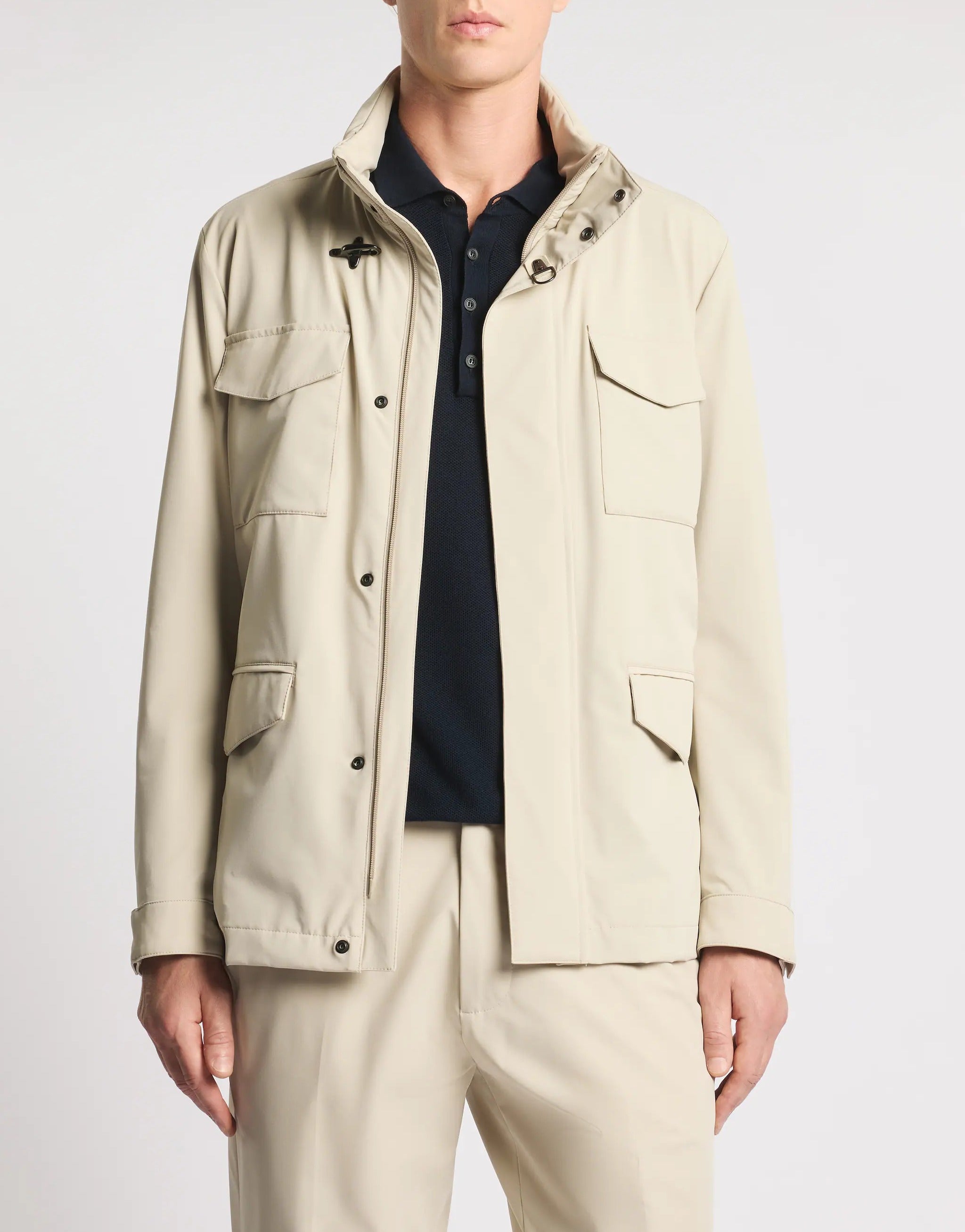 Fay Field Travel NAM1952021SVU Giacca Beige Nylon