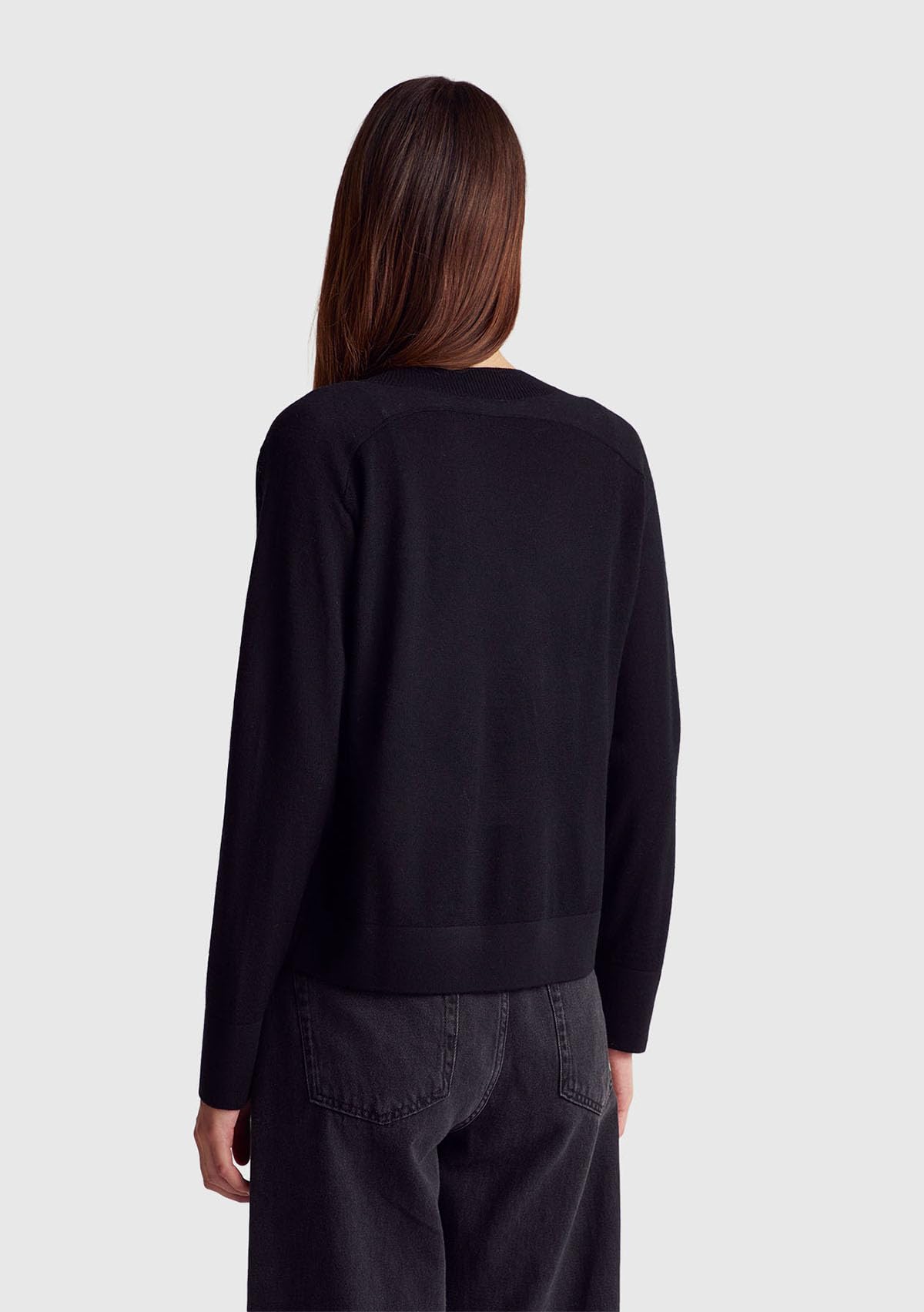 Benetton Maglieria 11ahd604r Cardigan Merino Nero Taglia XS