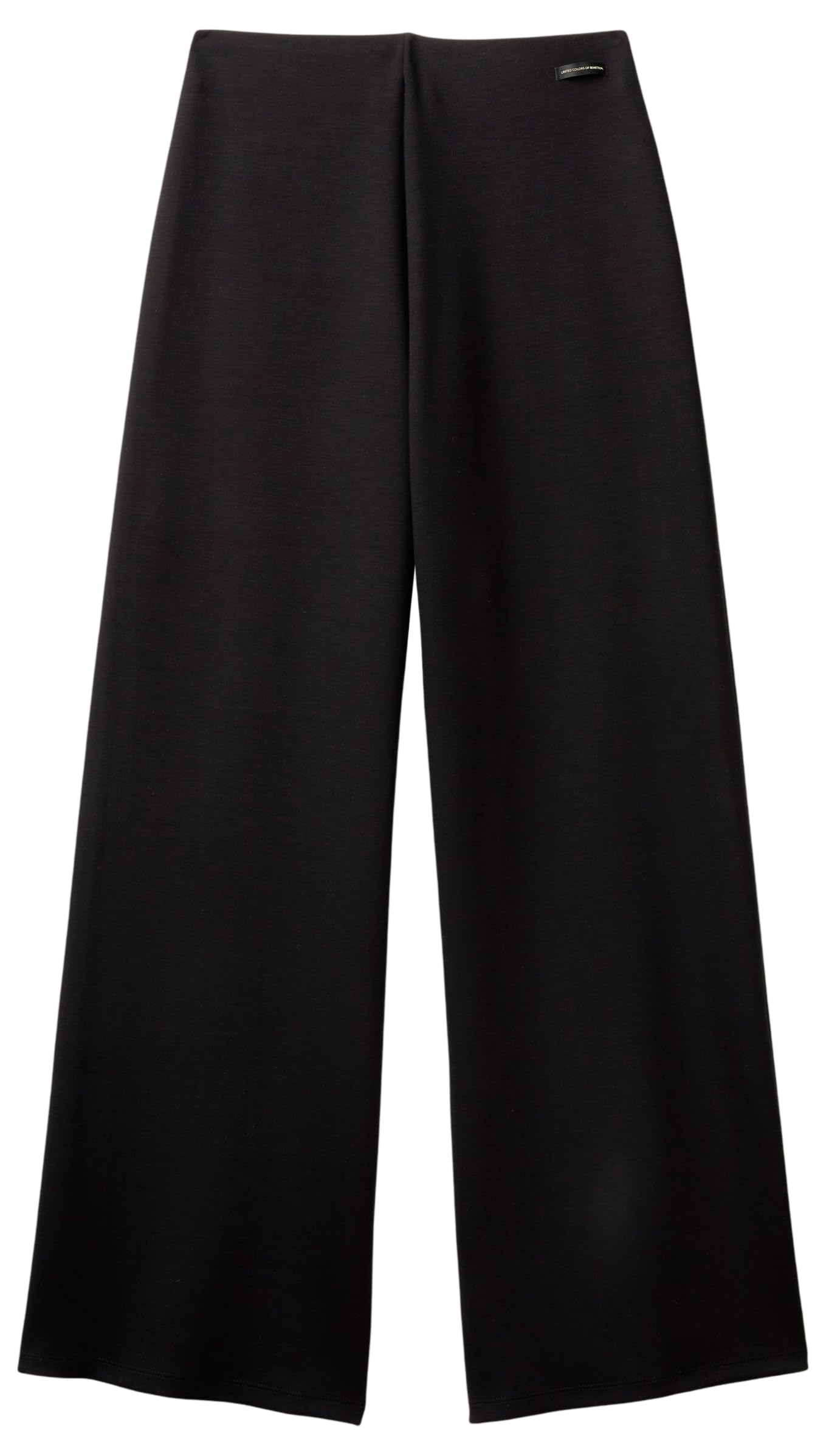 Benetton 38y6df017 Pantaloni Donna Grigio Interlock