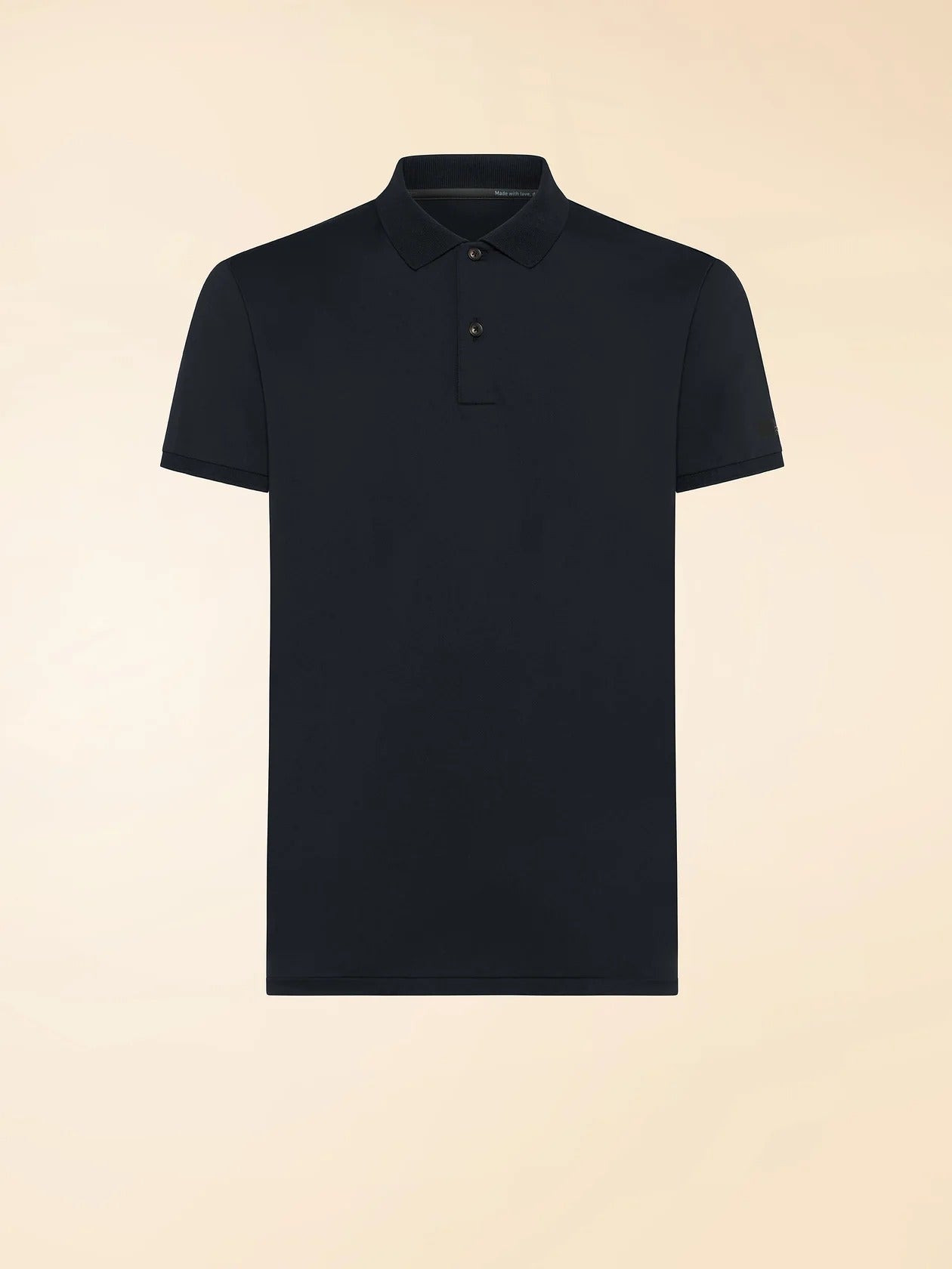 RRD 26207 polo uomo blue black oxford stretch