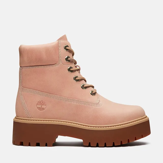 Timberland Stone Street 6 Inch Scarponcino Donna Rosa Chiaro