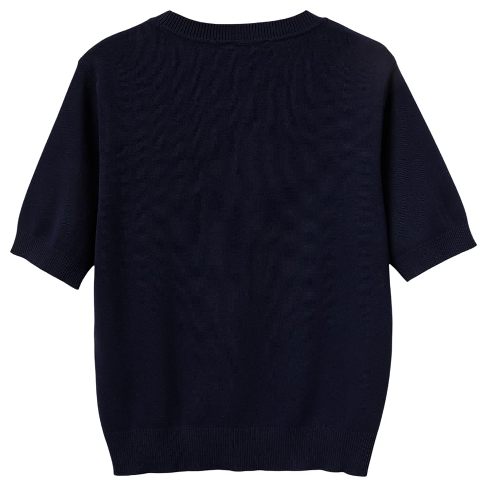 Benetton Maglia Donna Girocollo Manica Corta Regular