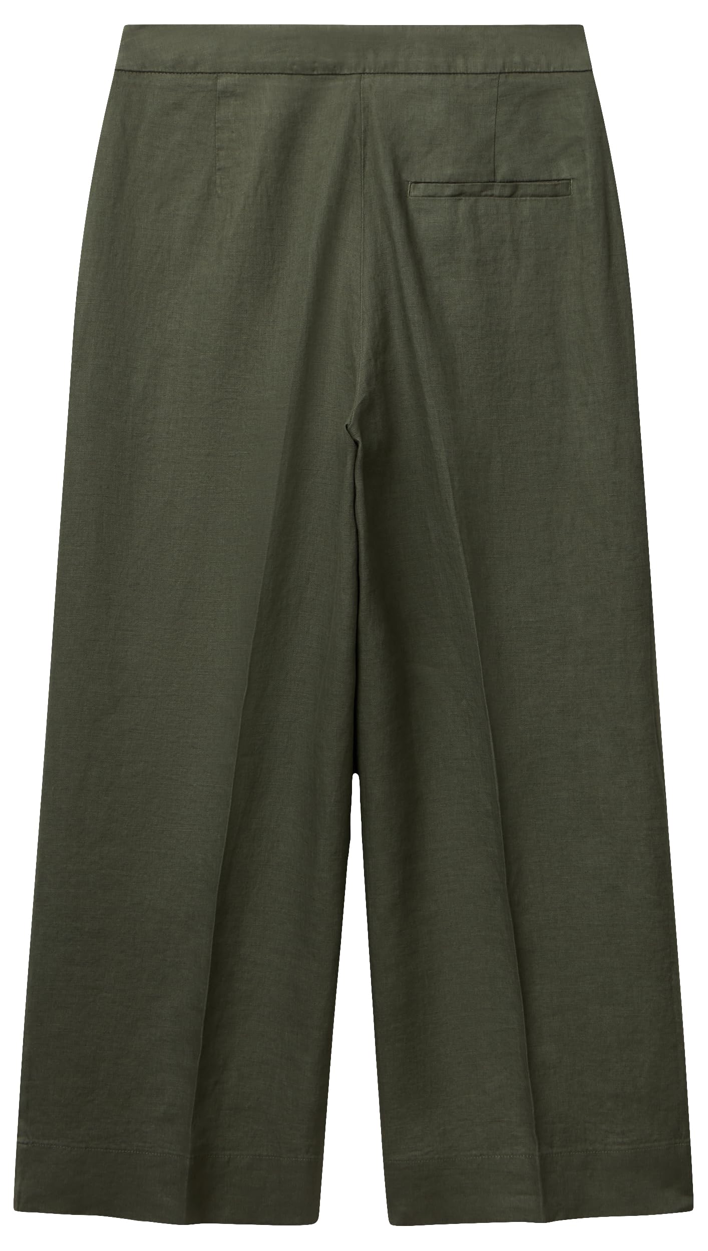 Benetton Pantaloni 4AGHDF08M Pantalone Donna Lino Beige