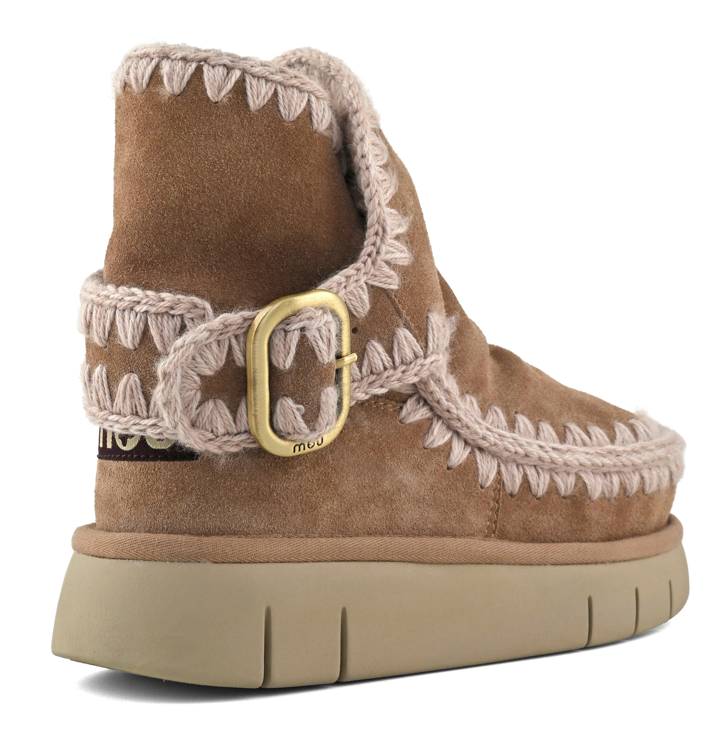 Mou Bounce Boot FW531020A stivaletto pink brown montone