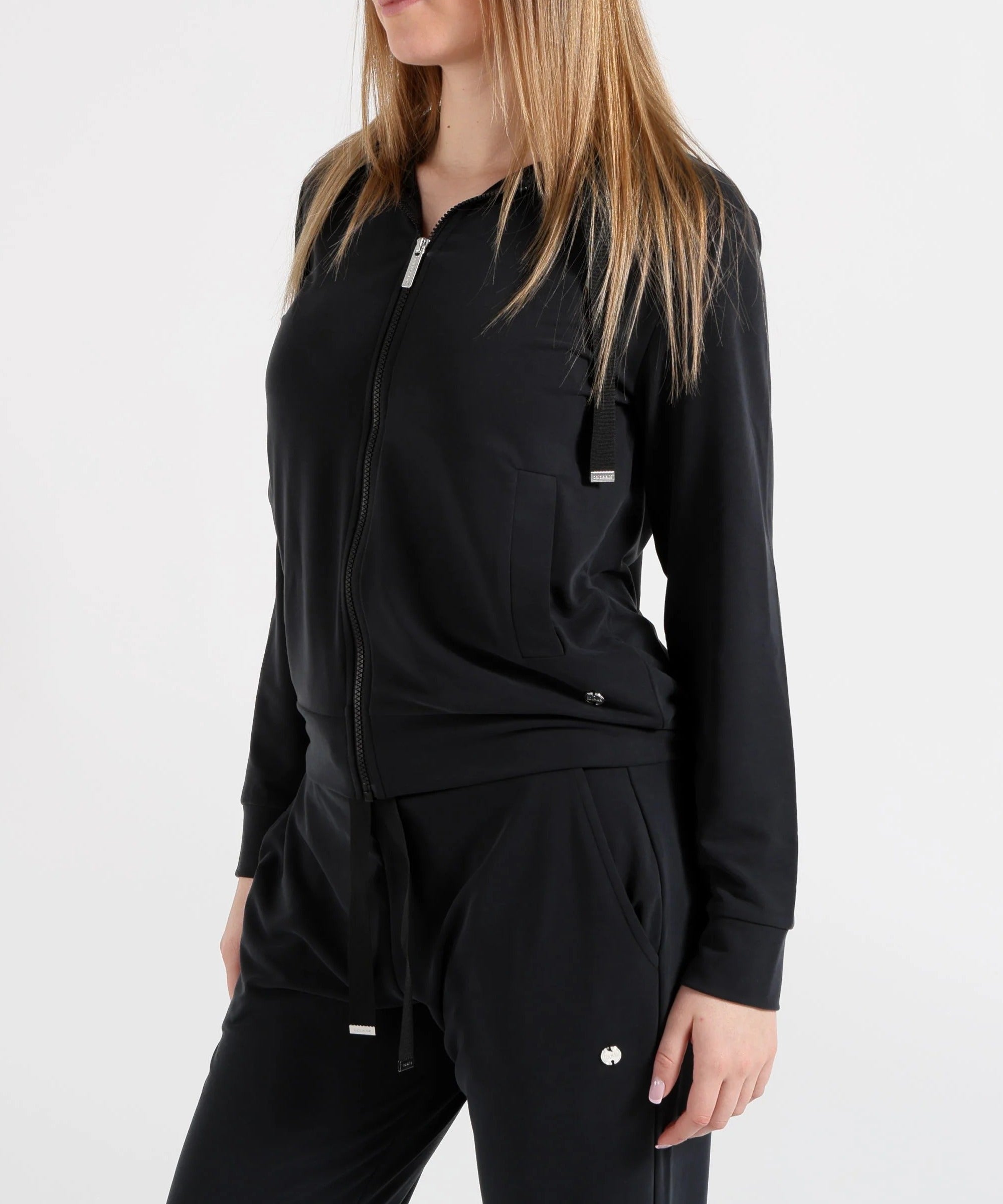 Colmar 9292 4ZV Silken felpa donna nero modal stretch