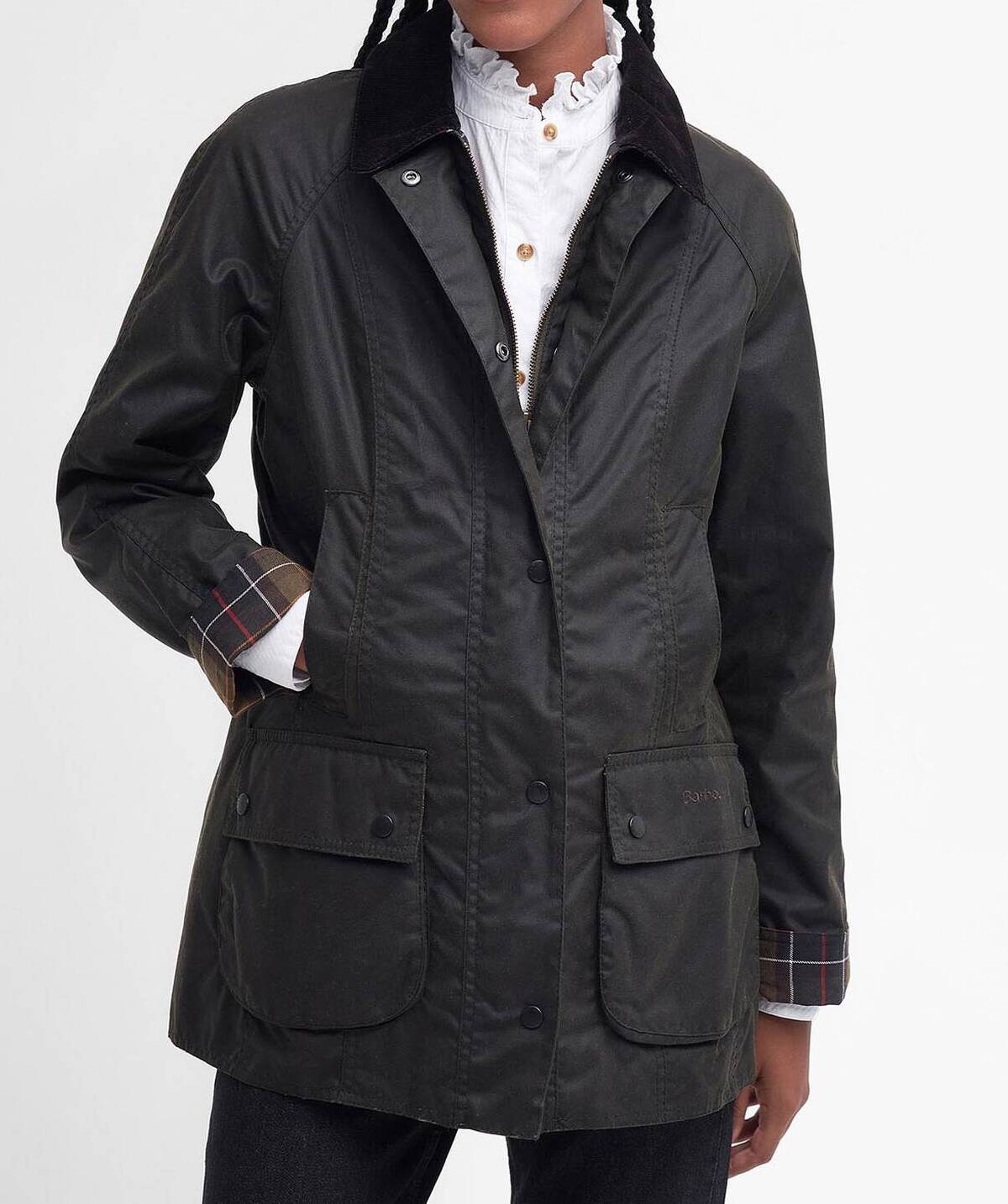 Barbour Classic Beadnell LWX0668 giacca cerata olive