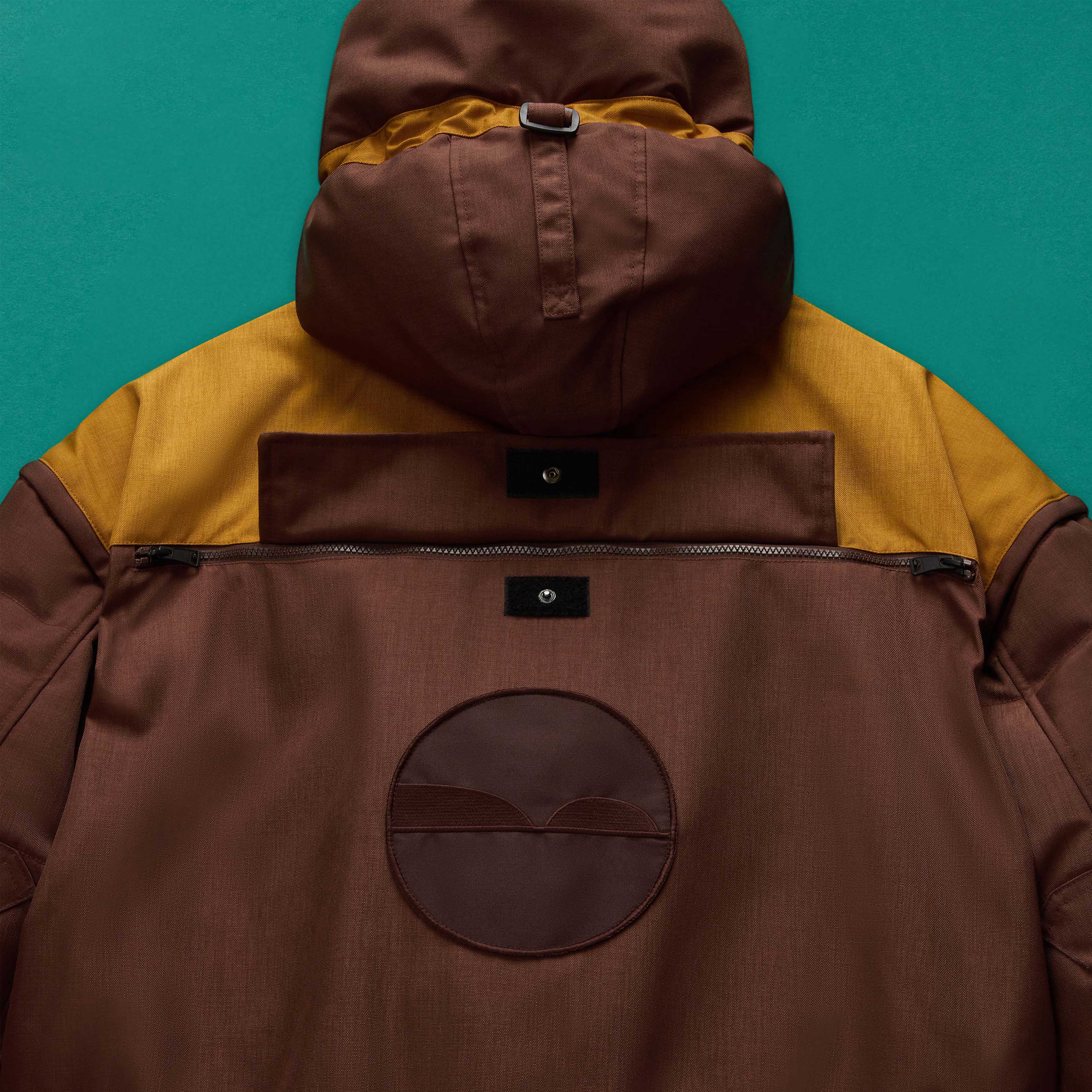 Martine Rose Skidoo Common Anorak giacca chocolate oversize