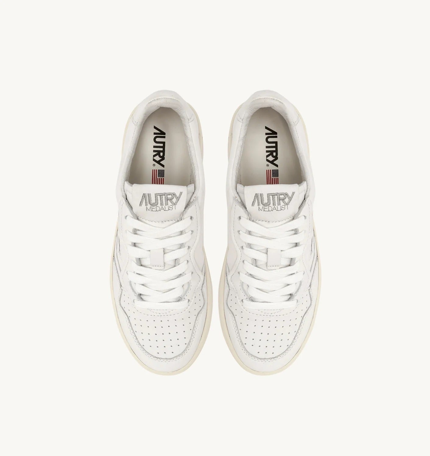 Autry Medalist Low AULM-GG04 sneaker uomo bianco