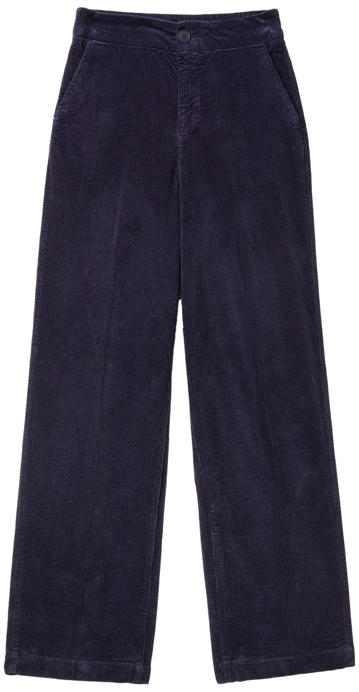 Benetton 4ha2df07i pantaloni donna blu velluto